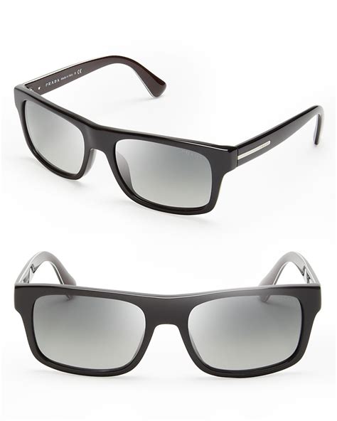 prada wayfarers blue|Men's Sunglasses .